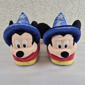 Disney D23 EXPO 2019 HAPPY FEET Sorcerer Mickey Slipper Plush Fantasia - M/L